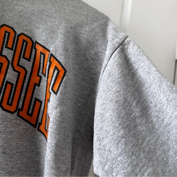 Vintage University of Tennessee Gray Hoodie Vols Sweatshirt Size Small College - Picture 5 of 16